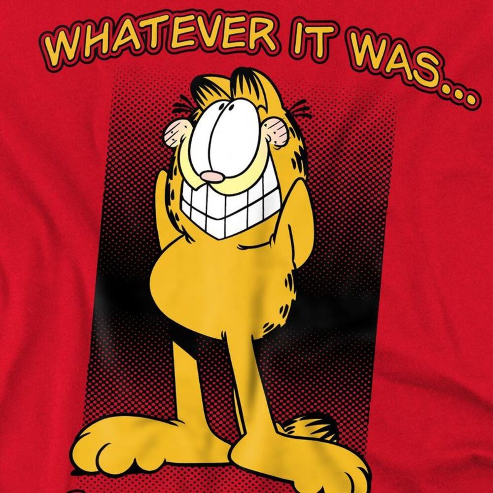 Garfield Mens I Didn�'t Do It T-Shirt / Red - Picture 3 of 5